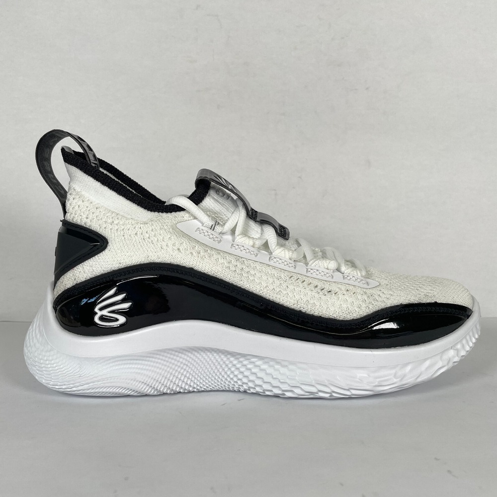 Under Armour Curry Flow 8 Sneakers Womens Size 7.5 White Basketball Shoes